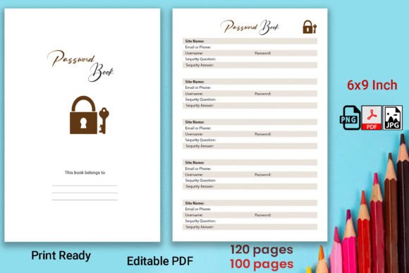 Download Password Tracker Kdp Interior - Password tracker Collection