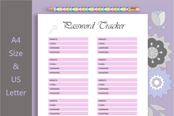 Download Printable Password Tracker, Remember - Password tracker Collection