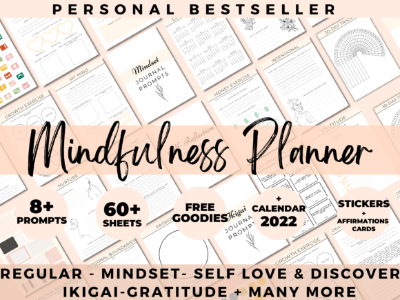 Download Mindfulness Printable Planner &amp; Journal - Mindfulness printable planner Collection