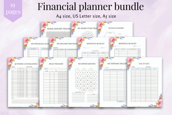 Download Finance Planner Inserts, Planner Sheets - Premium Resources
