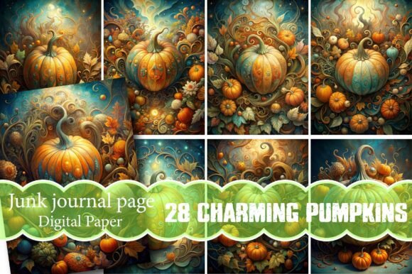 Download Charming Pumpkins Junk Journal - Pumpkins Collection