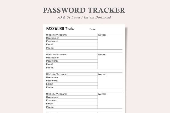Download Password Tracker,Password Keeper - Password tracker Collection